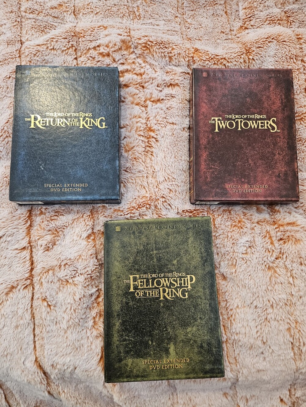 Lord of the Rings Extended DVD Trilogy Set Platinum Series 12 Disc LOTR